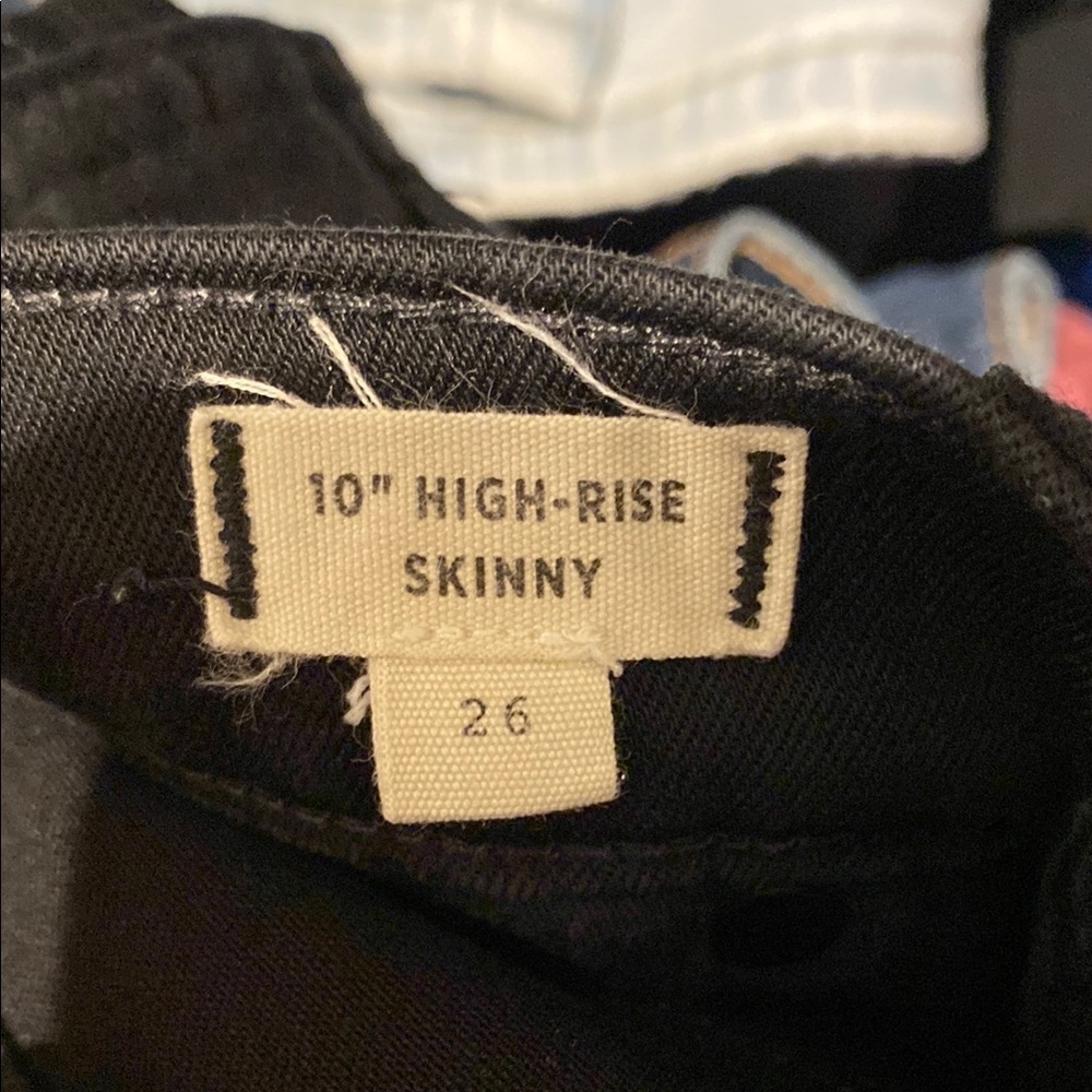Madewell Black Skinny Jeans (26) - Picture 6 of 6